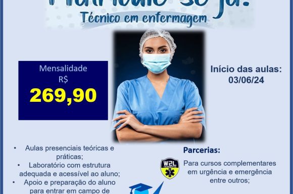 Nova Turma – Técnico em Enfermagem